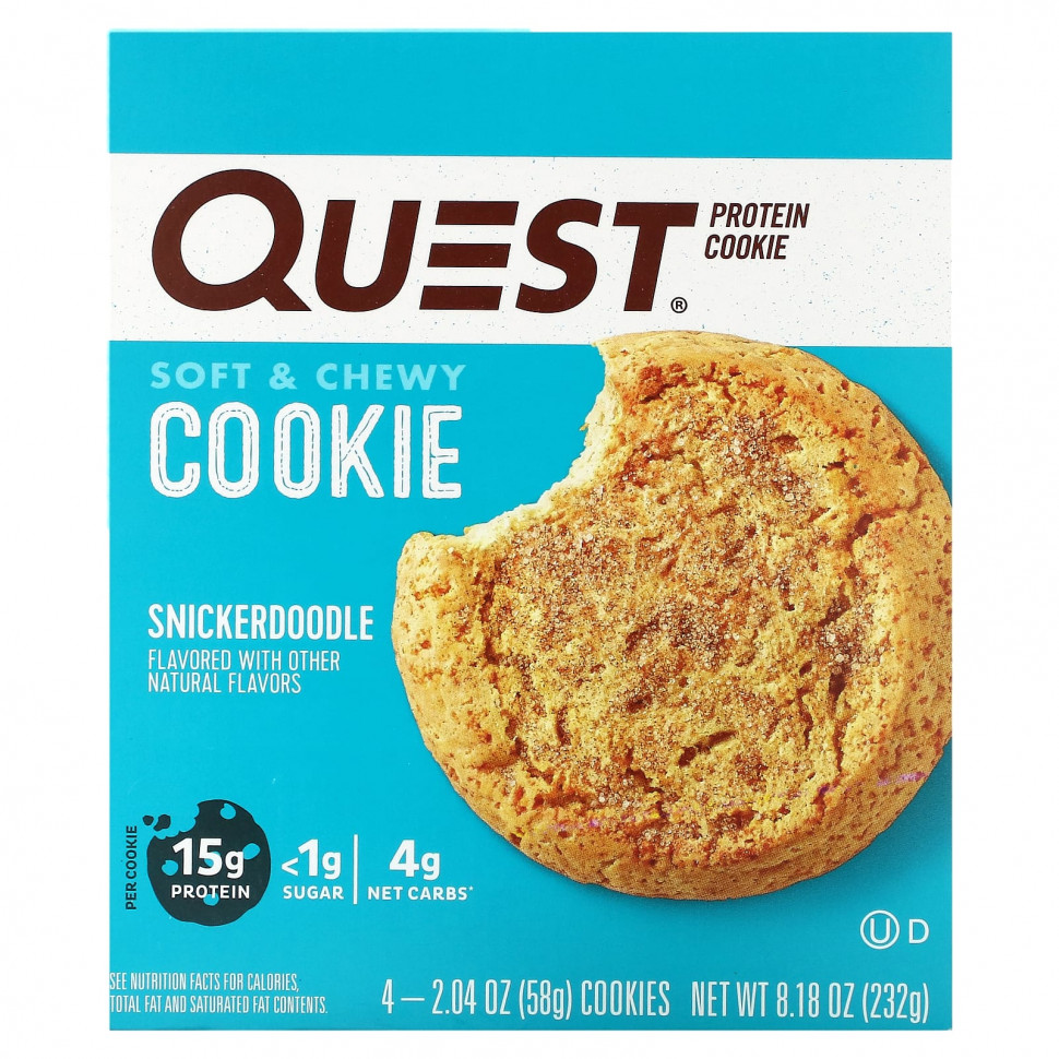 Quest Nutrition,  , Snickerdoodle, 4 , 58  (2,04 )    , -, 