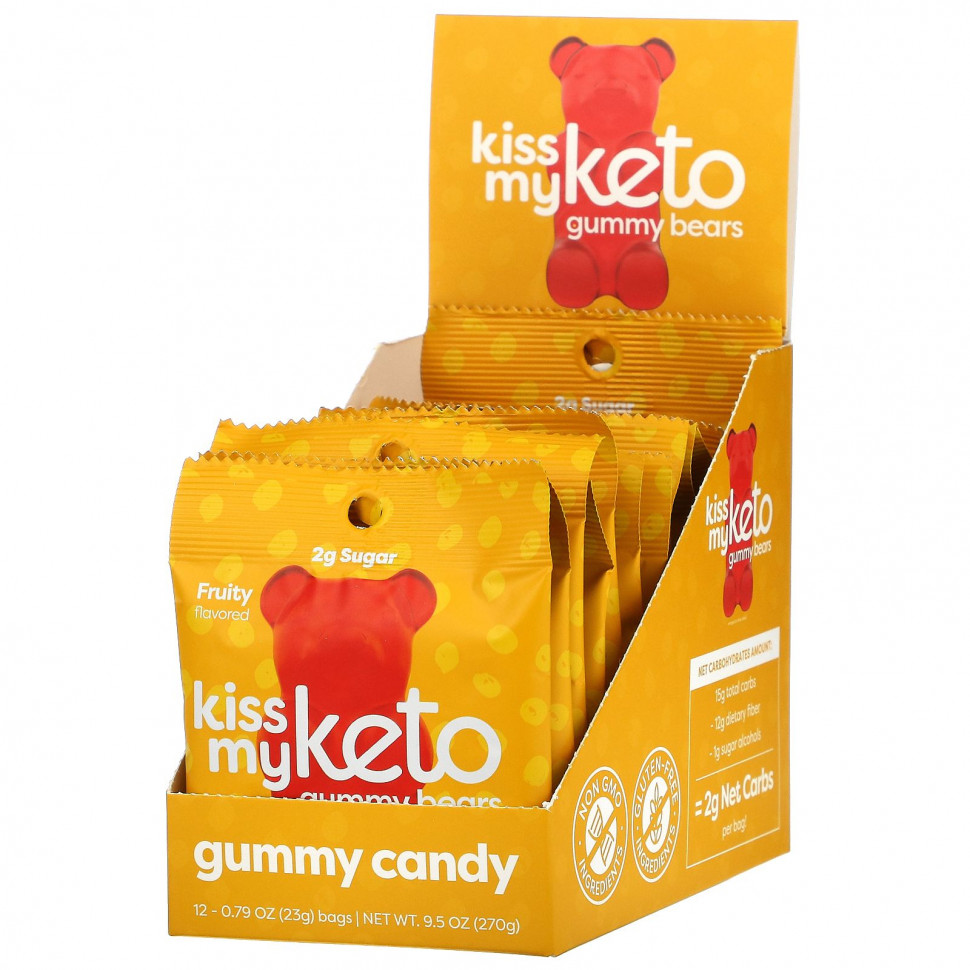 Kiss My Keto, Keto Gummy Bears,     ,   ,   , 12   23  (0,79 )    , -, 