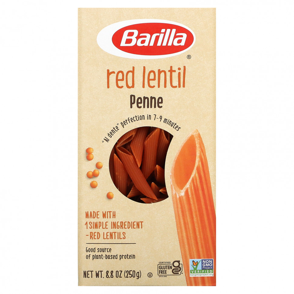 Barilla, Red Lentil Penne , 8.8 oz (250 g)    , -, 