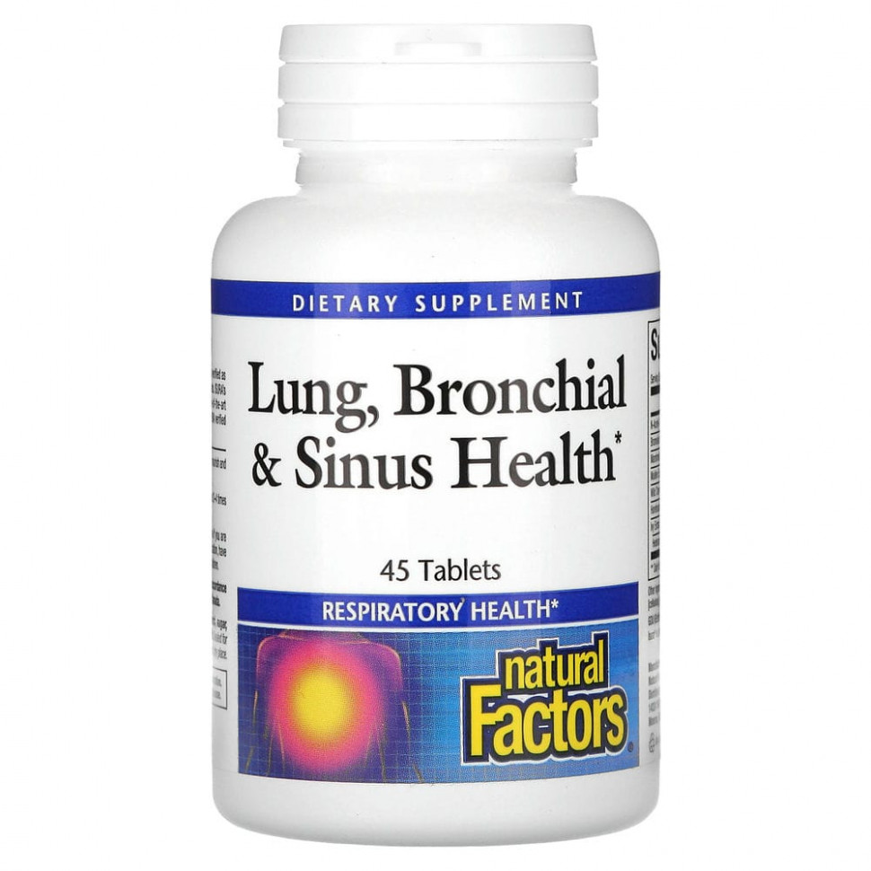 Natural Factors,    (Lung, Bronchial Sinus Health), 45     , -, 
