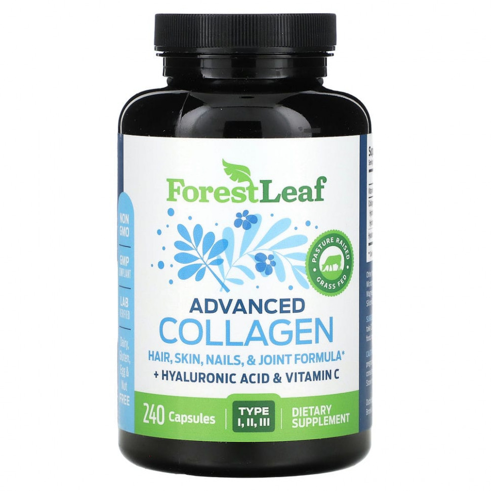 Forest Leaf, Advanced Collagen, 240     , -, 