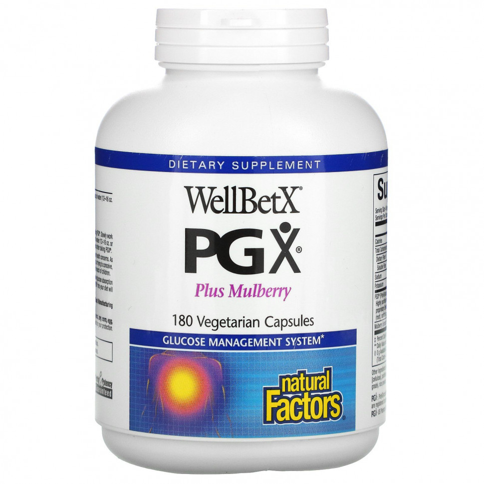 Natural Factors, WellBetX PGX,  , 180      , -, 