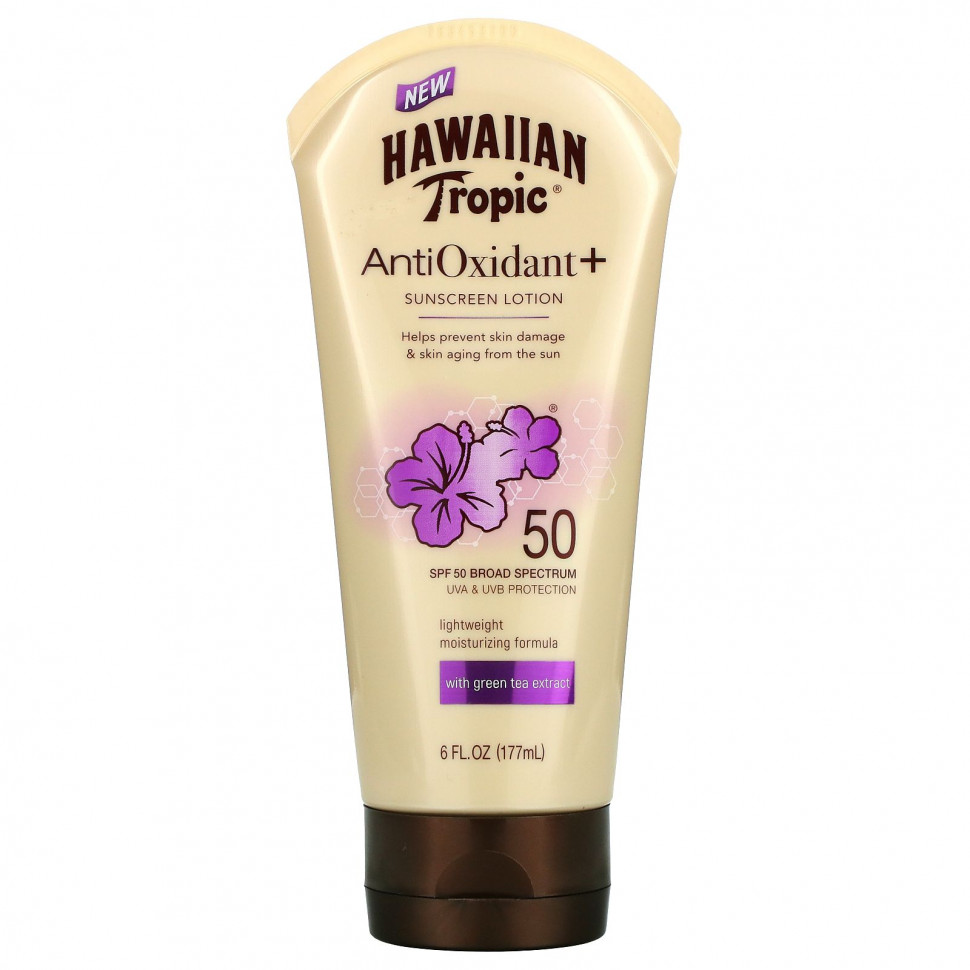 Hawaiian Tropic,  +  , SPF 50, 6   (177 )    , -, 