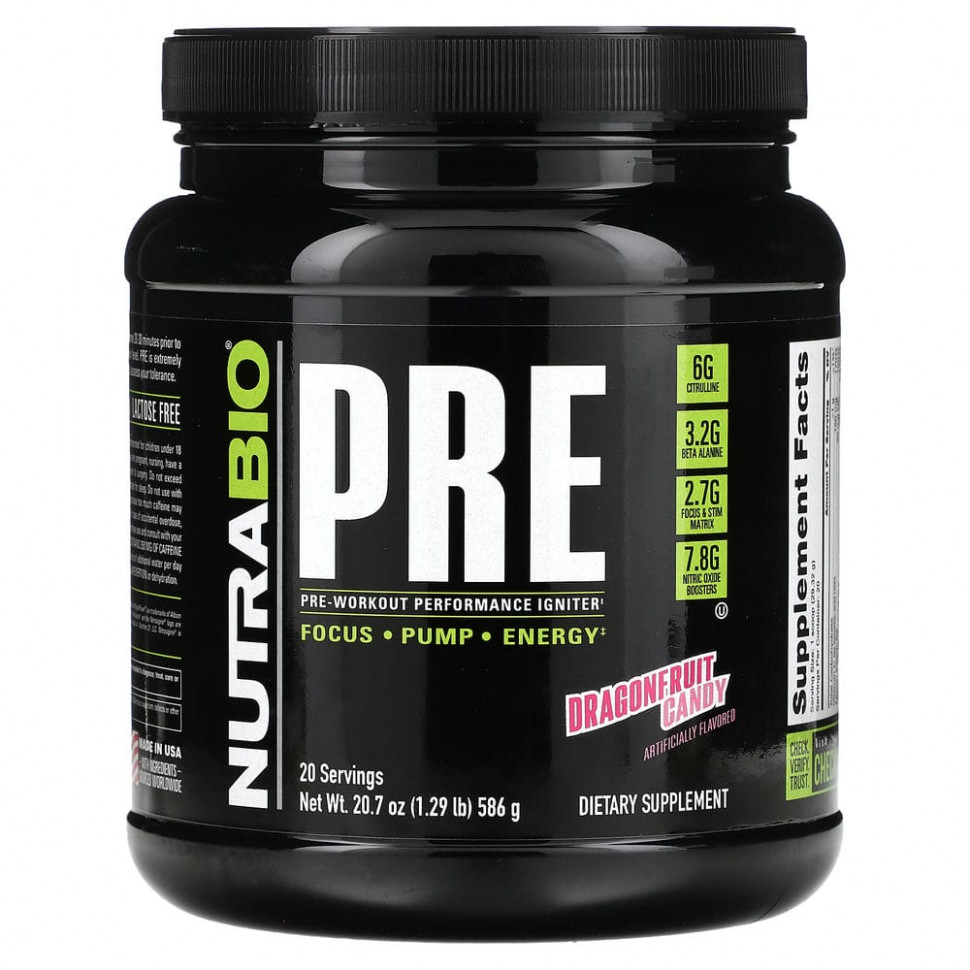 Nutrabio Labs, Pre-Workout Performance Igniter,    , 586  (1,29 )    , -, 