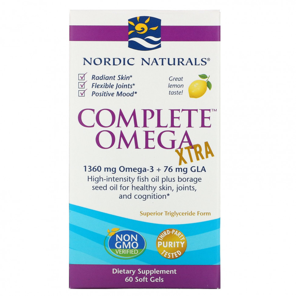 ���������� Nordic Naturals, Complete Omega Xtra �� ������ ������, 680 ��, 60 ������ ����������� ������  Iherb (������)