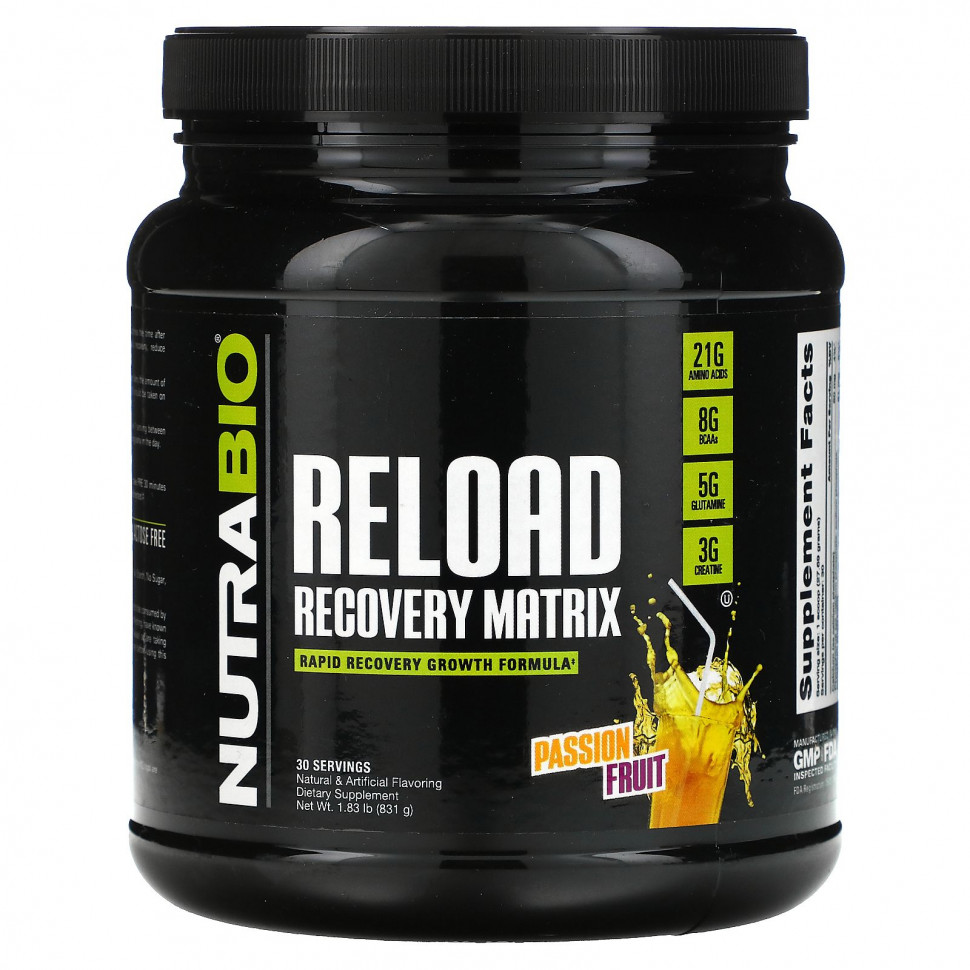 NutraBio Labs, Reload Recovery Matrix, , 1,83  (831 )    , -, 