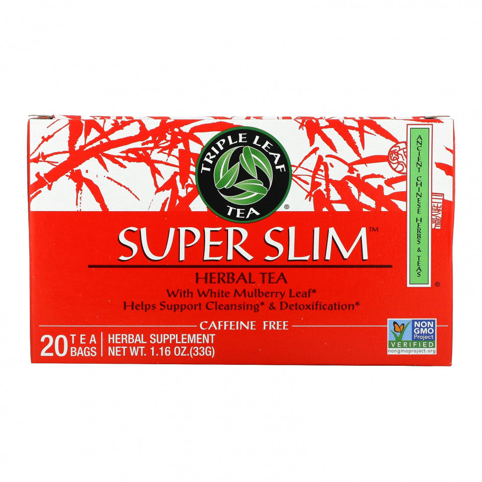 Triple Leaf Tea, Super Slim,  ,  , 20  , 33  (1,6 )    , -, 