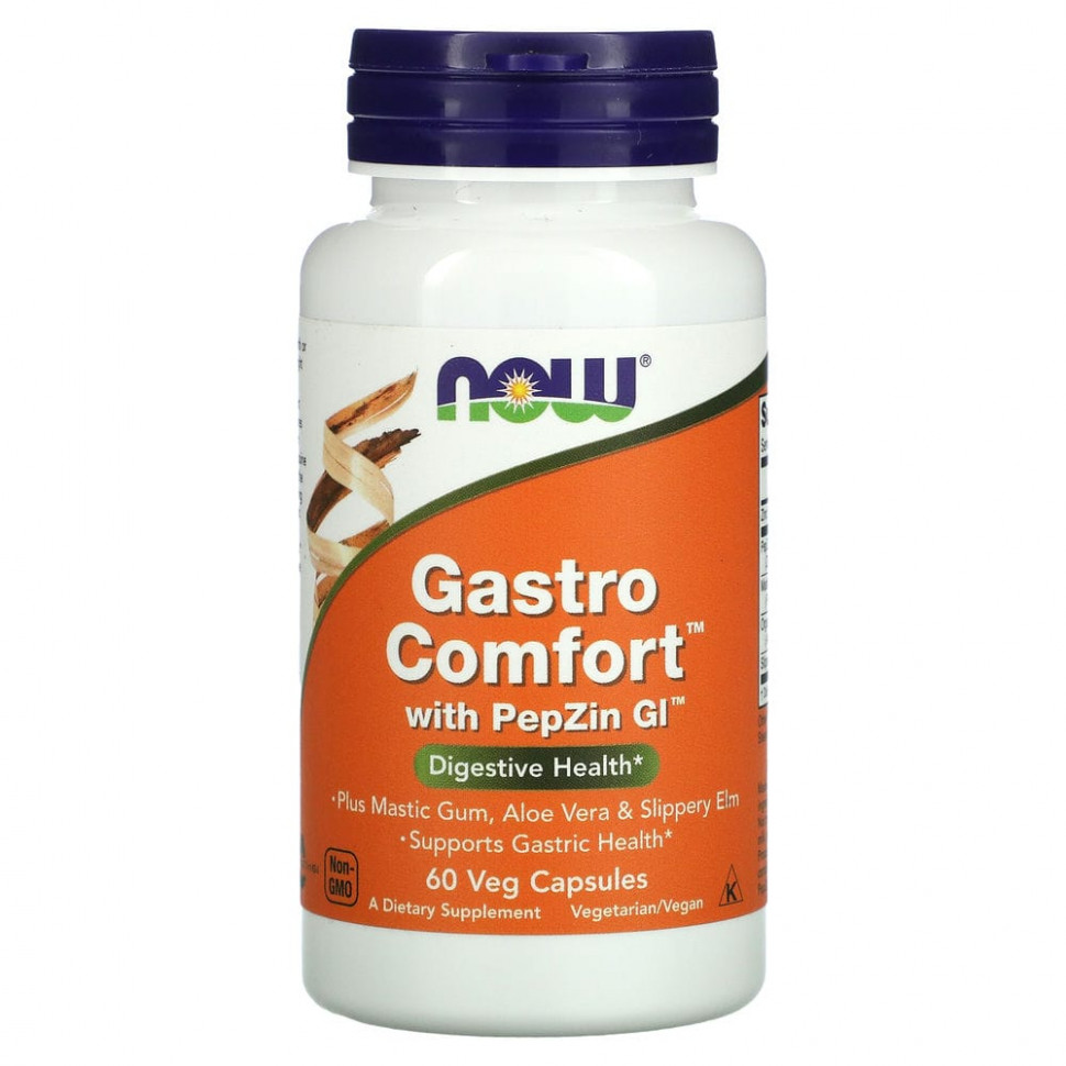 NOW Foods, Gastro Comfort  PepZin GI, 60      , -, 