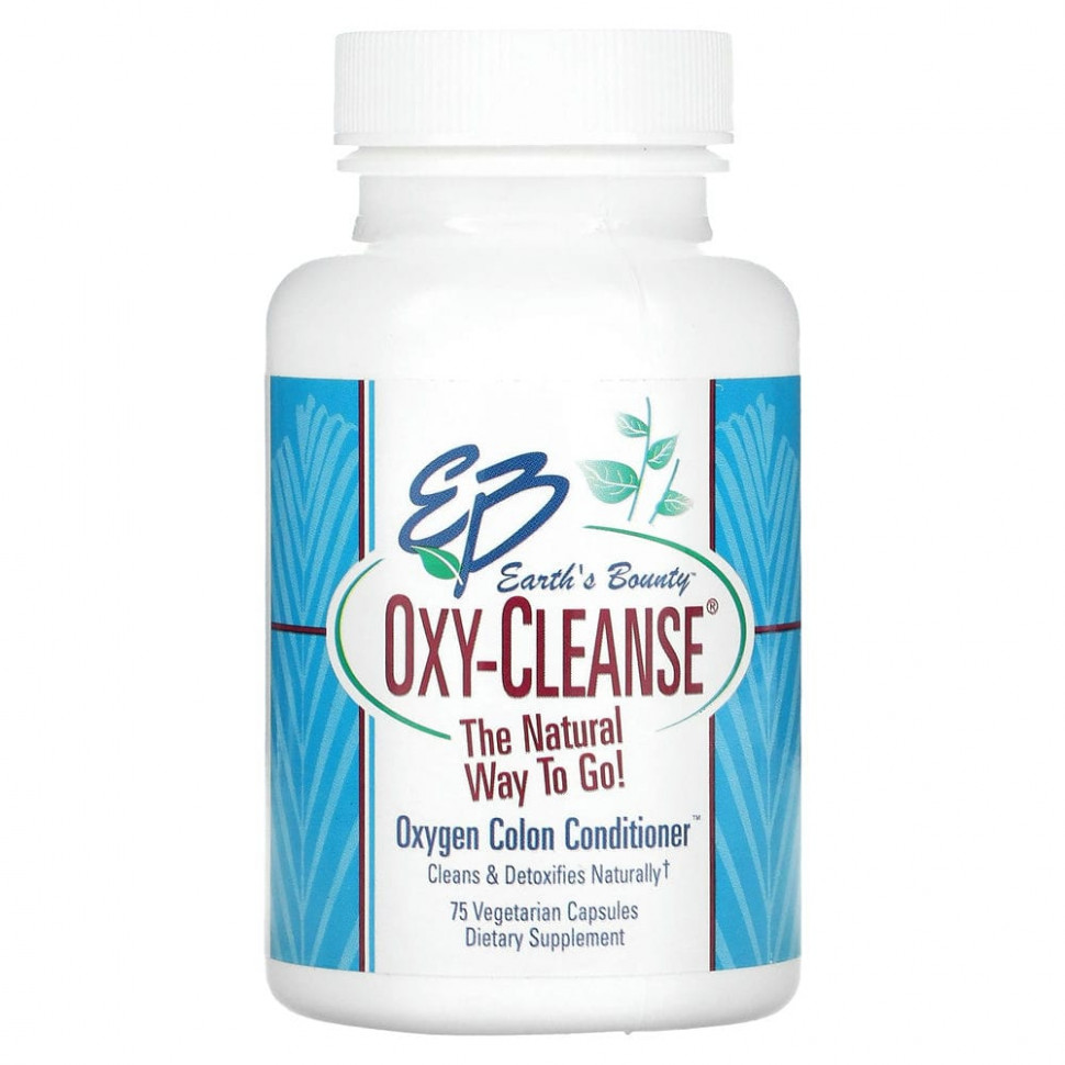 Earth's Bounty, Oxy-Cleanse,    , 75      , -, 