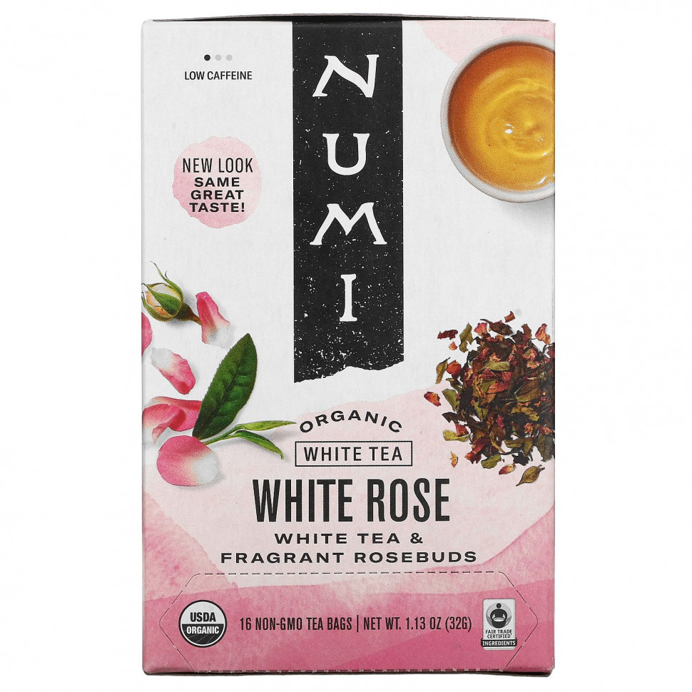 ���������� Numi Tea, ������������ ���, ����� ���, ����� ����, 16 ������ ���������, 32 � (1,13 �����)  Iherb (������)