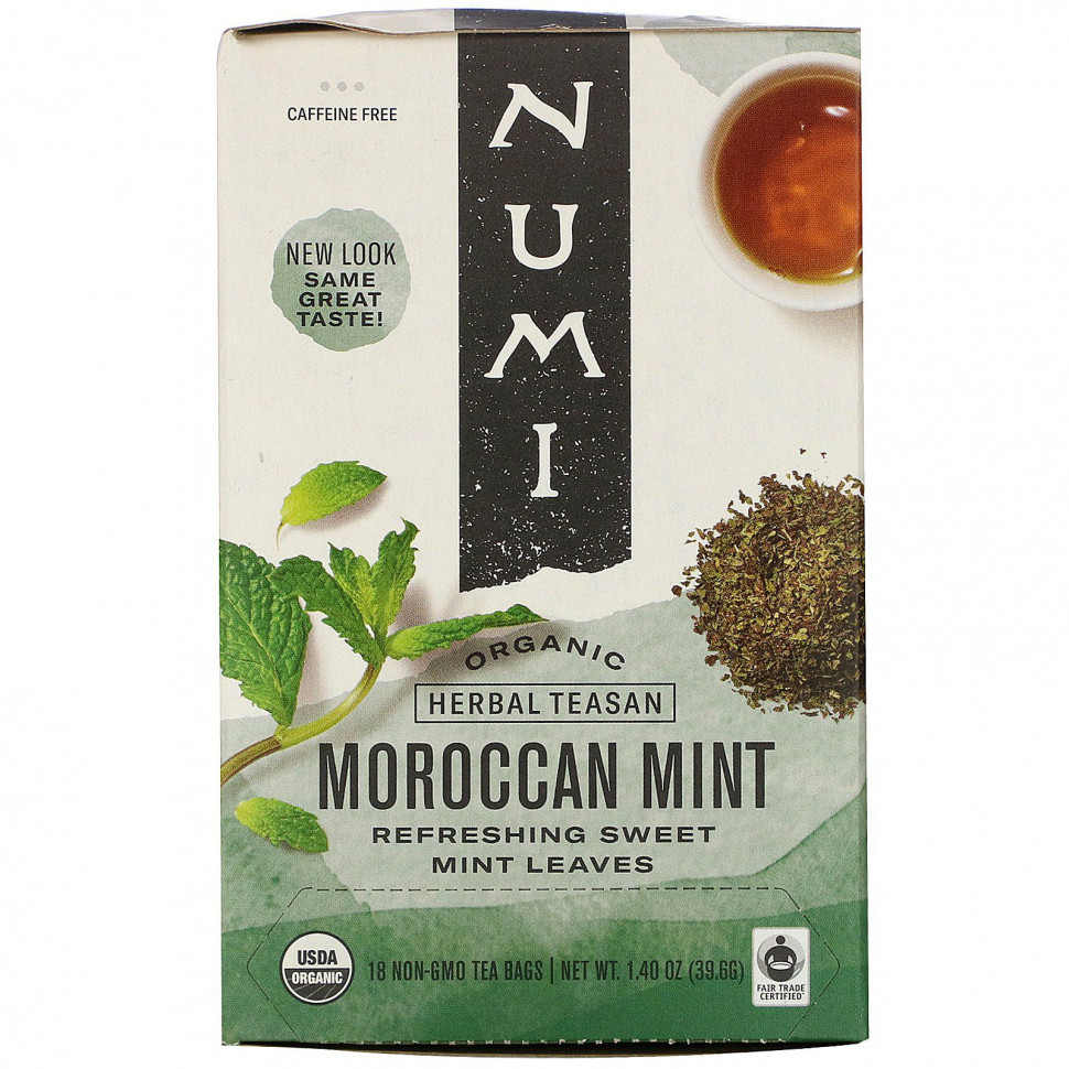 Numi Tea, Organic Herbal Teasan,  ,  , 18  , 39,6  (1,40 )    , -, 