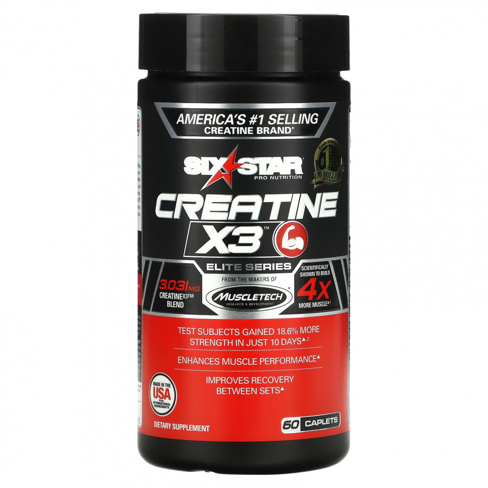 Six Star, Creatine X3, Elite (), 60      , -, 