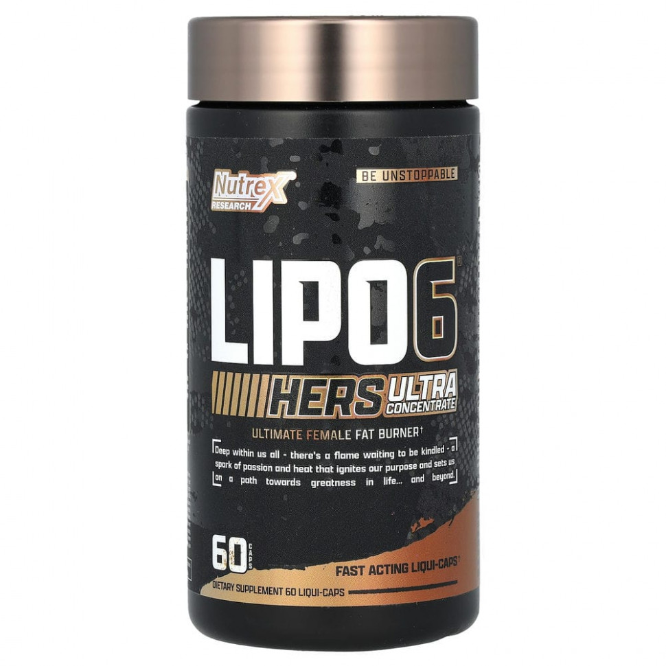 Nutrex Research, LIPO-6 Black  , , 60      , -, 