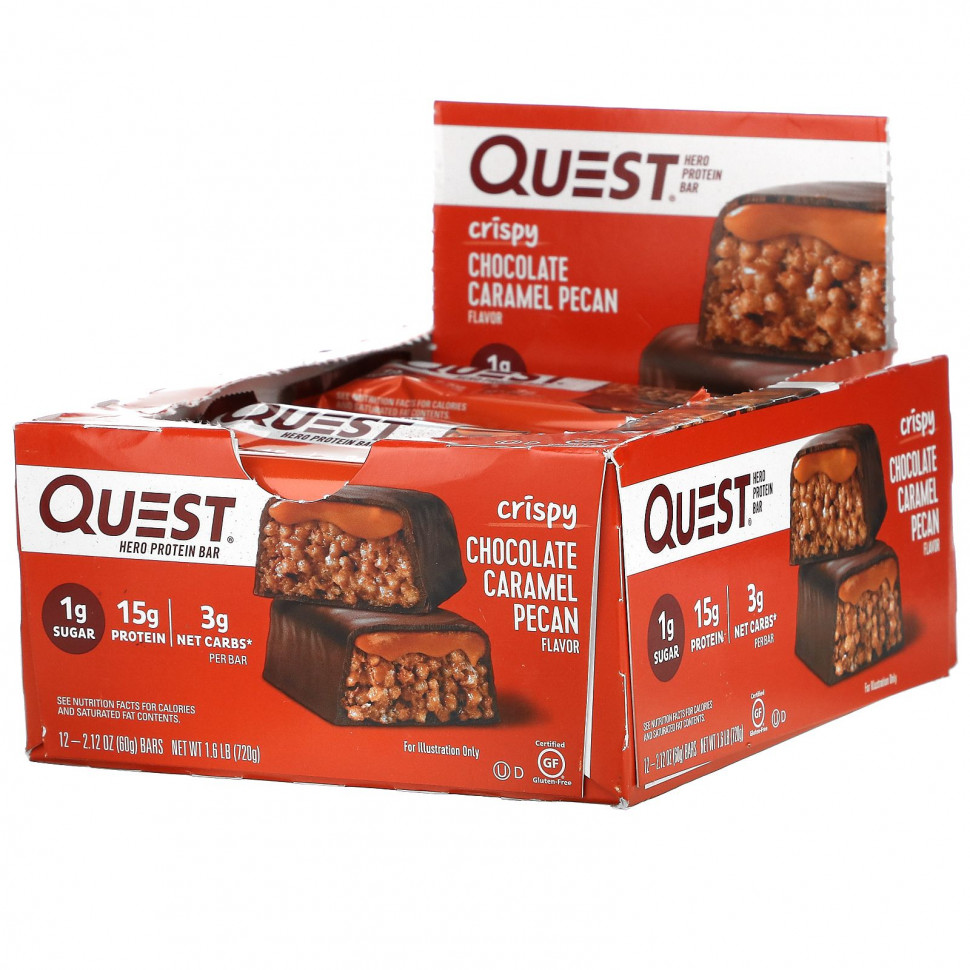 Quest Nutrition, Hero Protein Bar,      , 12 , 60  (2,12 )    , -, 