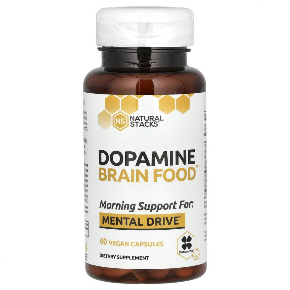 Natural Stacks, Dopamine Brain Food, 60      , -, 