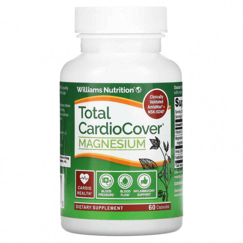 Williams Nutrition, Total Cardio Cover + , 60     , -, 