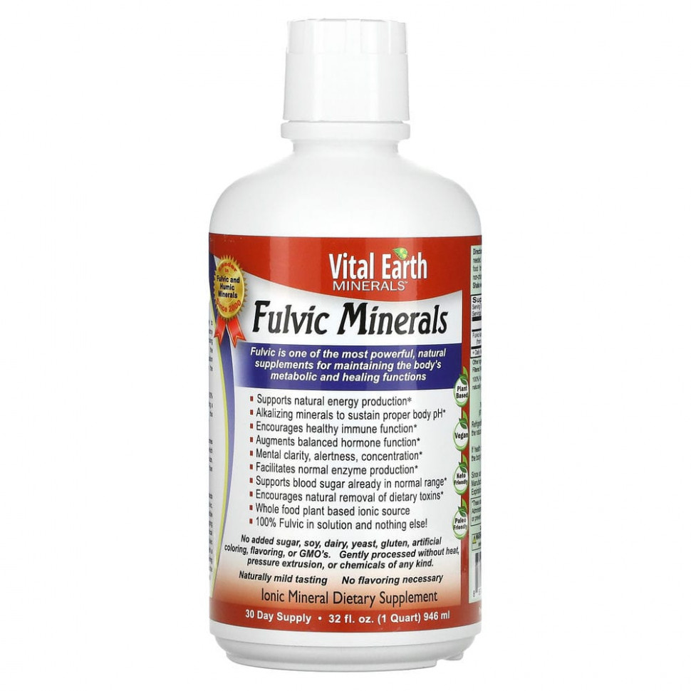 Vital Earth Minerals, Fulvic Minerals, 946  (32 . )    , -, 