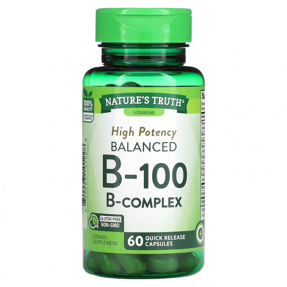 Nature's Truth, Balanced B-100,  , 60        , -, 