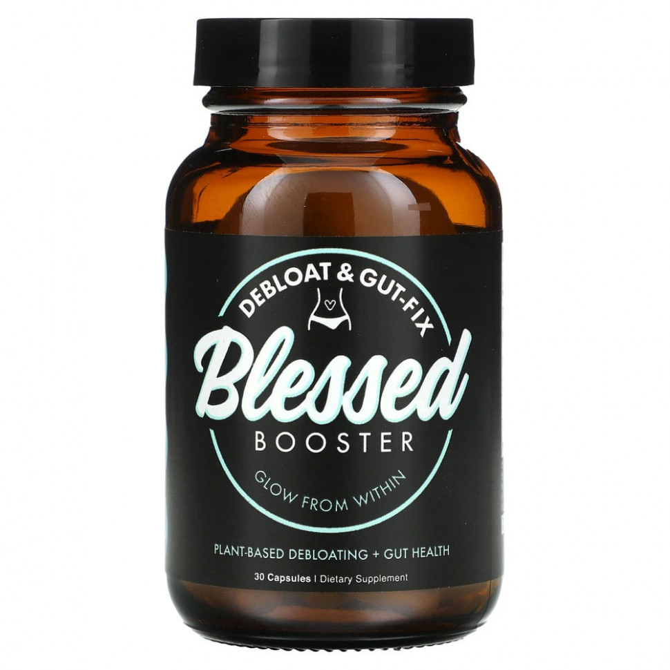 ���������� Blessed, Debloat & Gut-Fix Booster, 30 ������  Iherb (������)