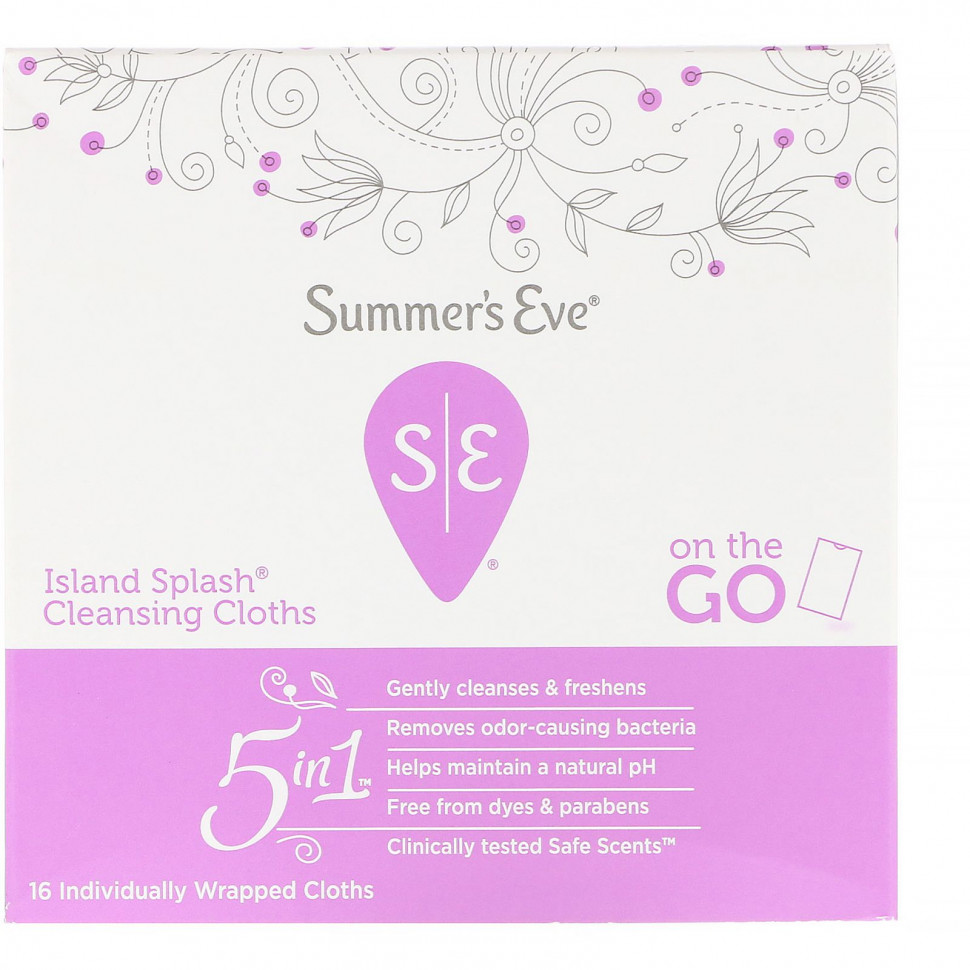 Summer's Eve,   5 in 1, Island Splash, 16        , -, 