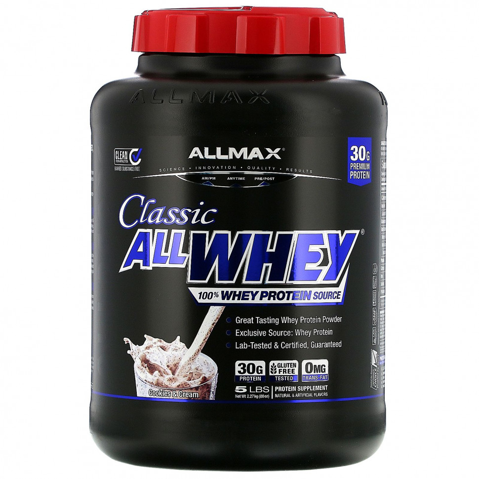ALLMAX Nutrition, AllWhey Classic, 100%  ,   , 5  (2,27 )    , -, 