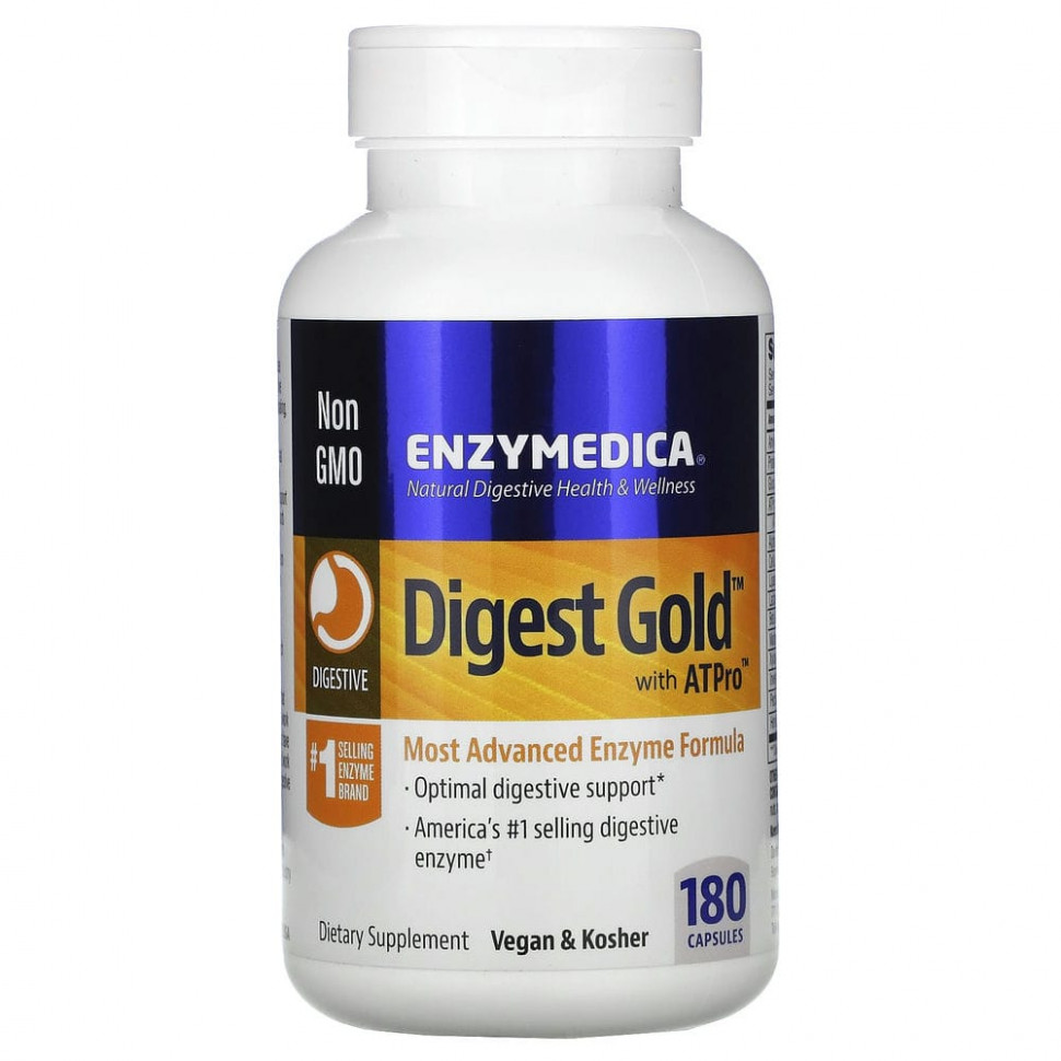 Enzymedica, Digest Gold  ATPro, 180     , -, 