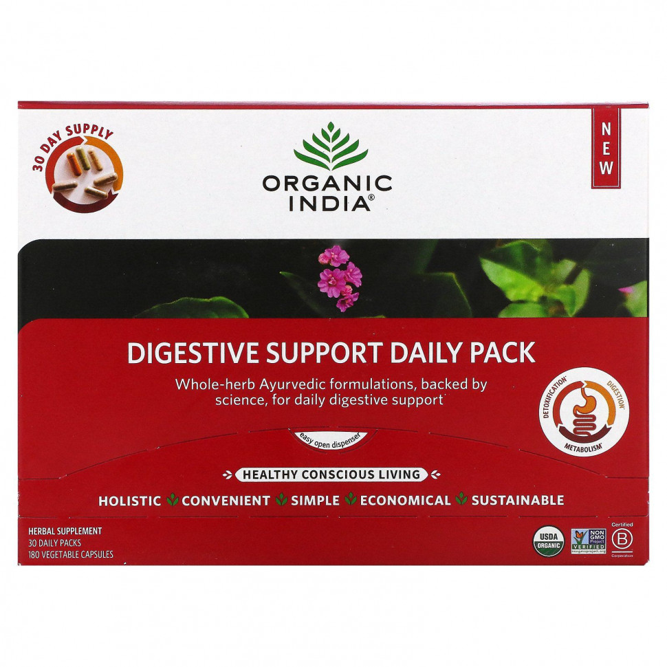 ���������� Organic India, ���������� ����� ��� ��������� �����������, 30 ���������� ���������, 180 ������������ ������  Iherb (������)