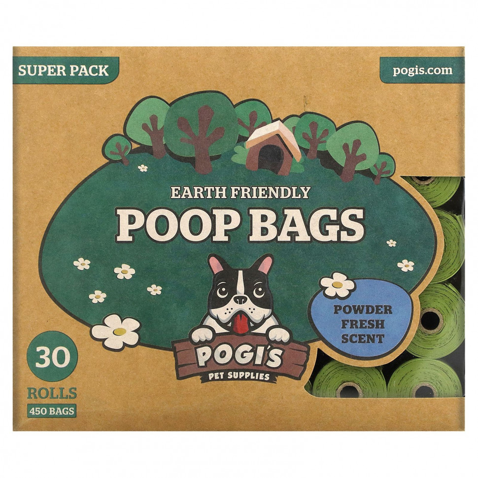 Pogi's Pet Supplies, Earth Friendly Poop Packages,  , 30 , 450     , -, 