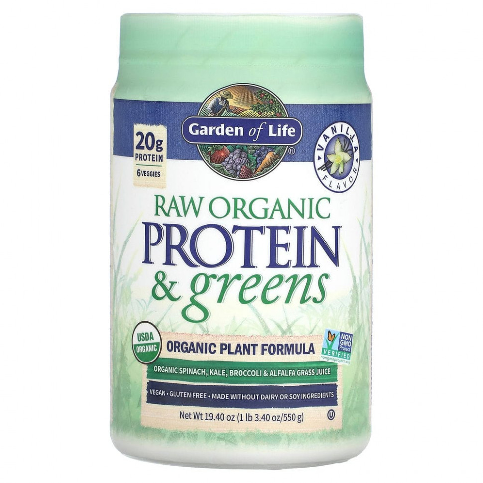  Garden of Life, RAW Protein & Greens,    , , 550  (19,40 )  Iherb ()