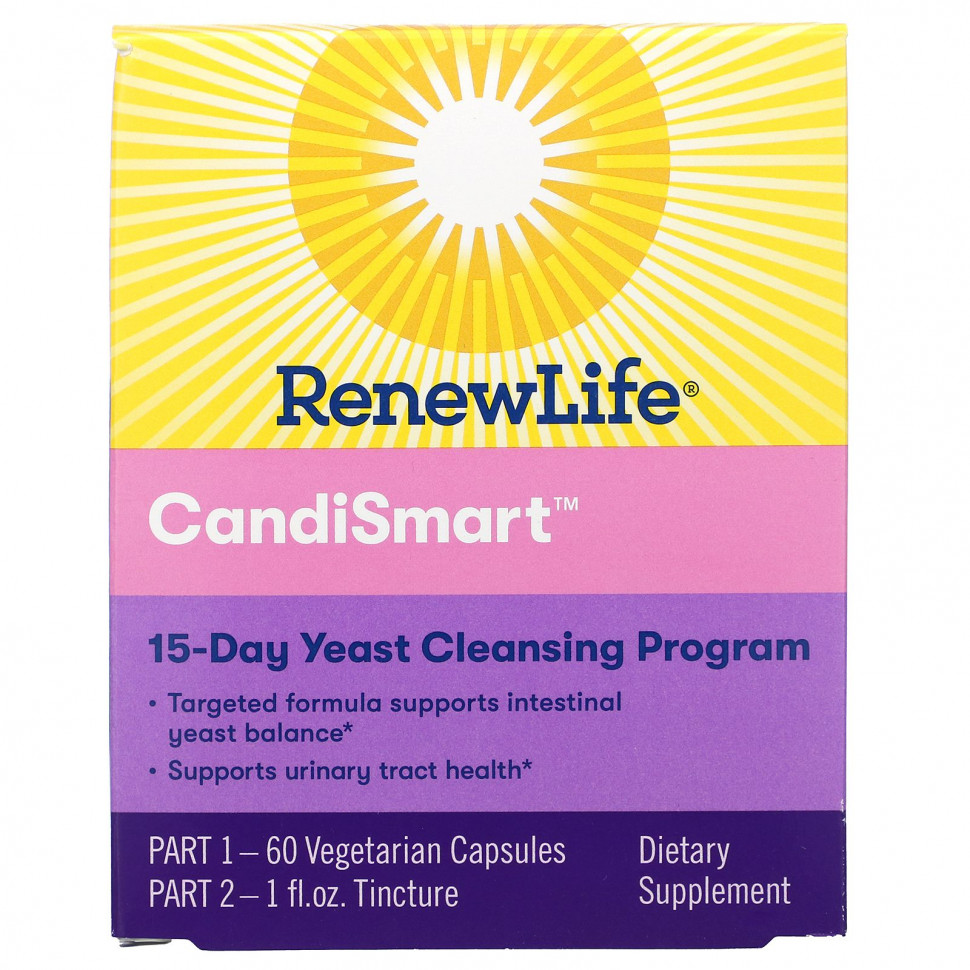 Renew Life, CandiSmart, 15-    ,   2     , -, 