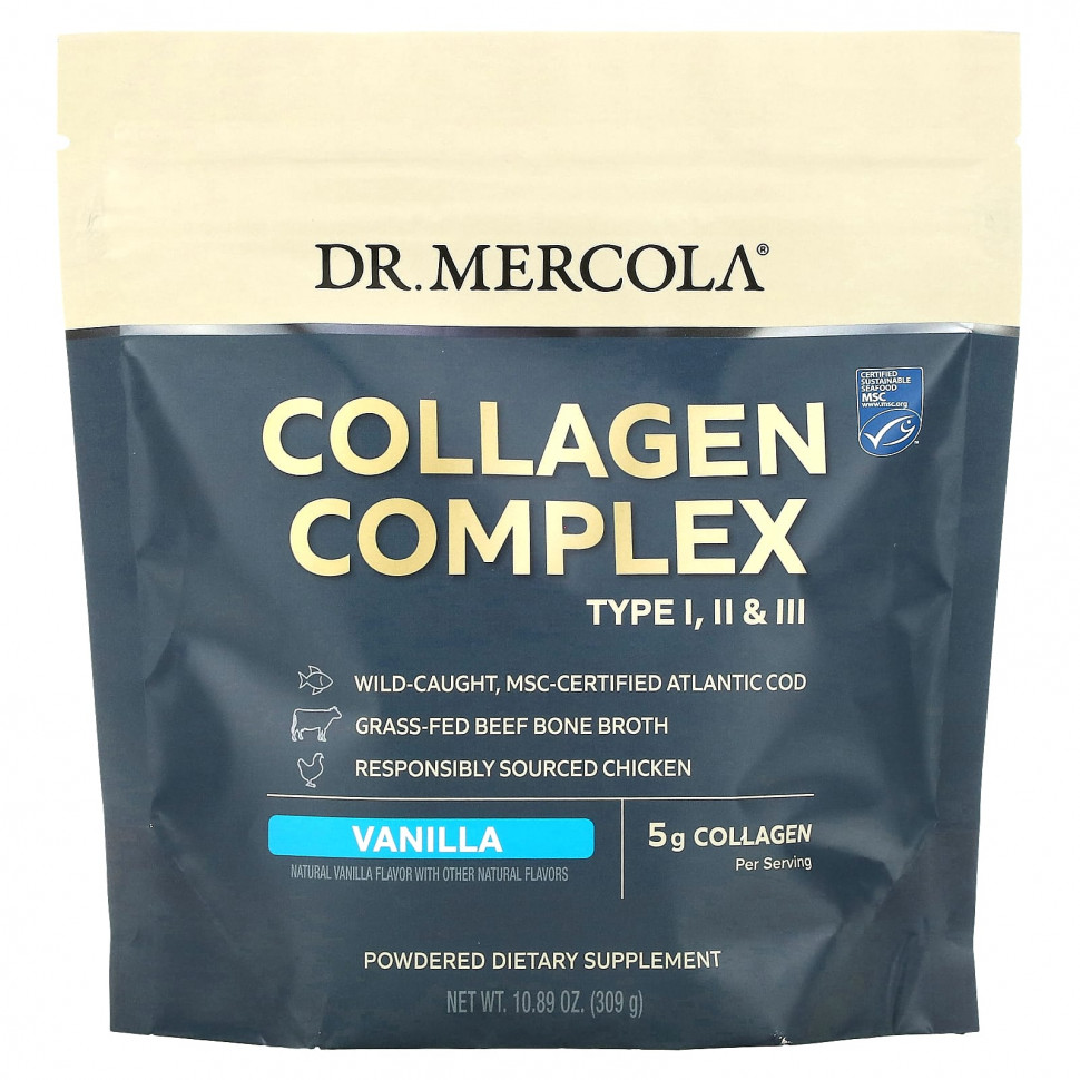 Dr. Mercola, Collagen Complex Type l, ll & lll, , 5 , 309  (10,89 )    , -, 