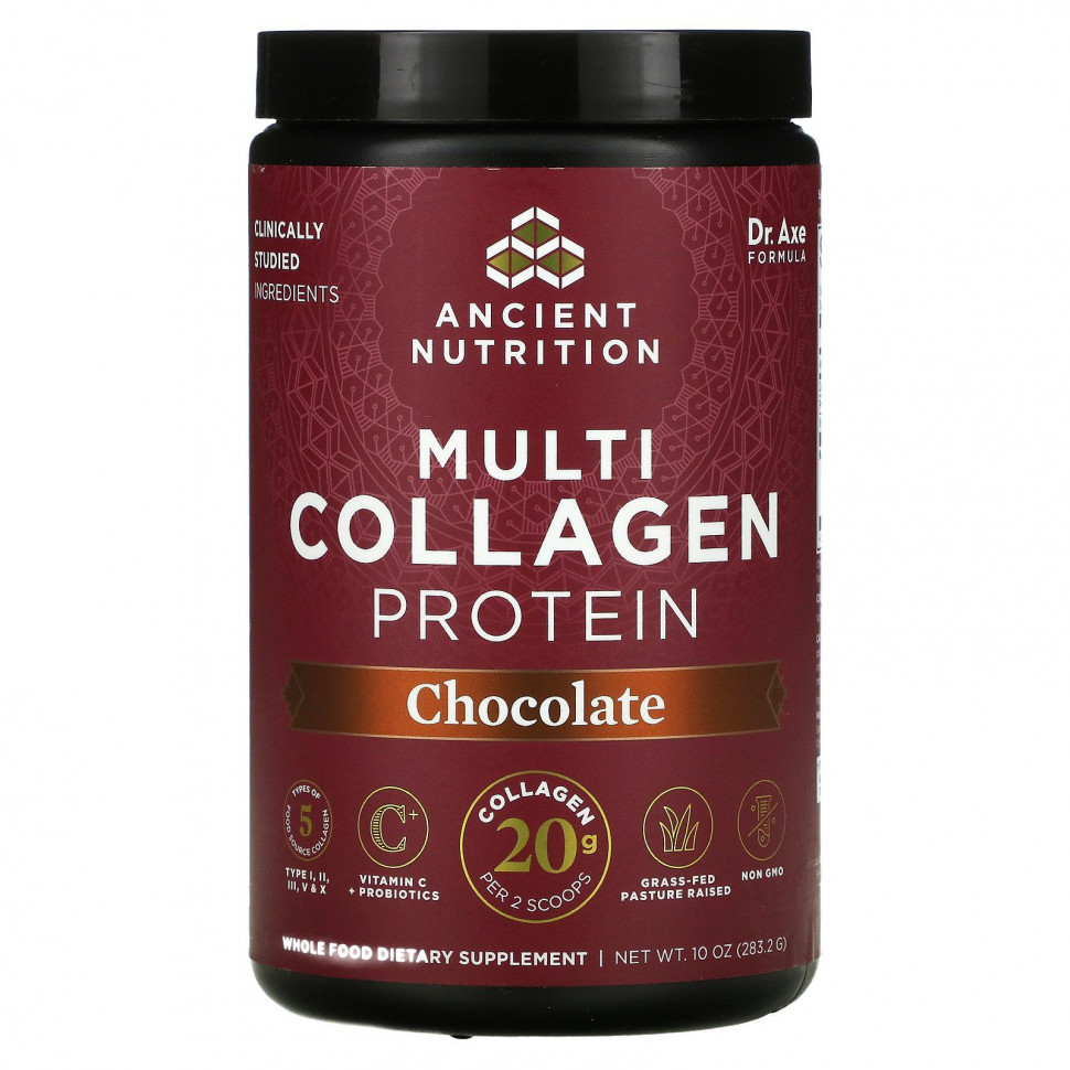 Dr. Axe / Ancient Nutrition, Multi Collagen Protein, , 10  (283,2 )    , -, 