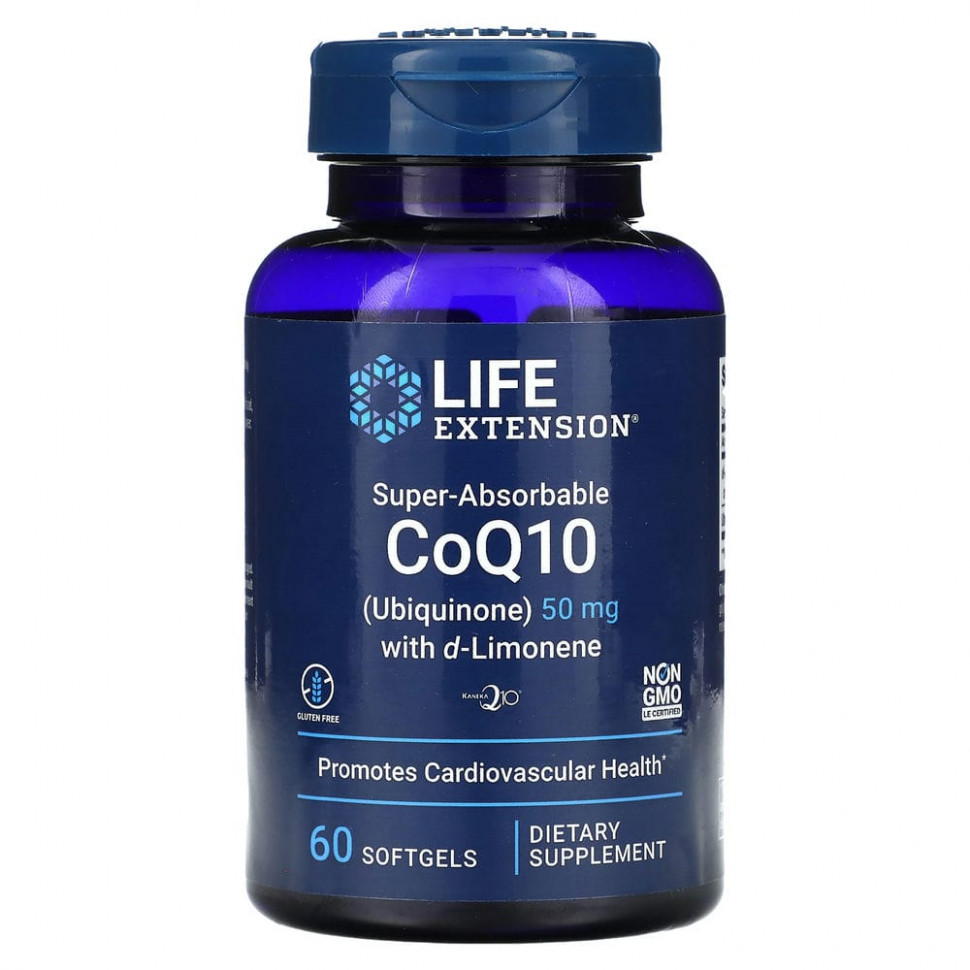 Life Extension, -  Q10  d-, 50 , 60      , -, 