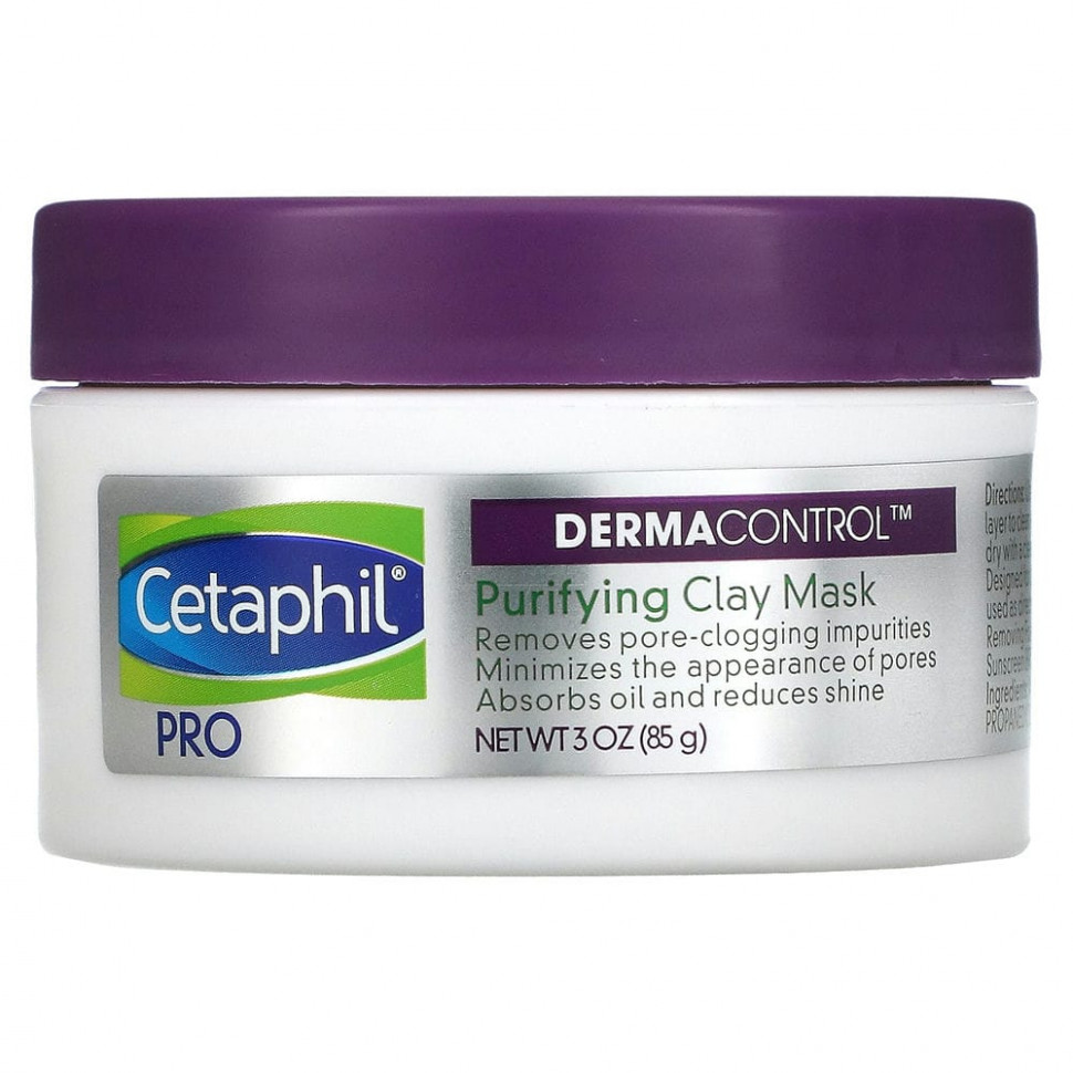 Cetaphil, Pro Derma Control, Purifying Clay Mask, 3 oz (85 g)    , -, 