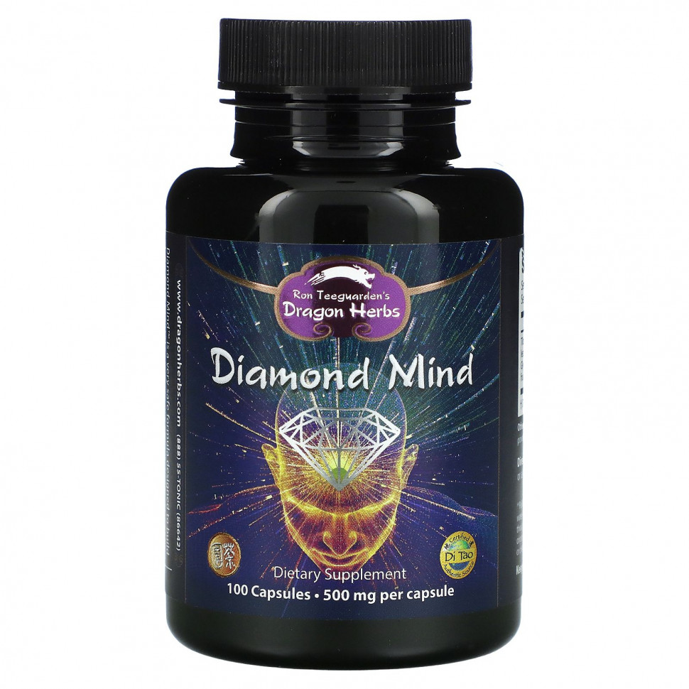  Dragon Herbs, Diamond Mind, 500 , 100    Iherb ()