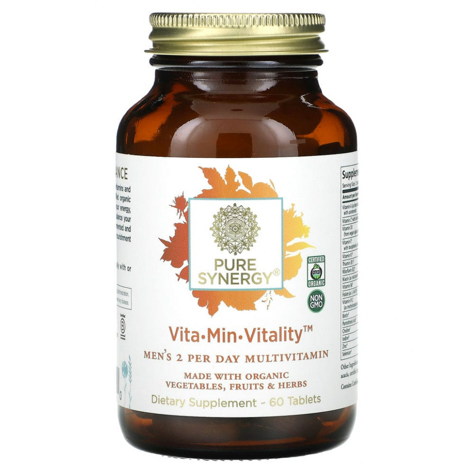 Pure Synergy, Vita-Min-Vitality  , 60     , -, 