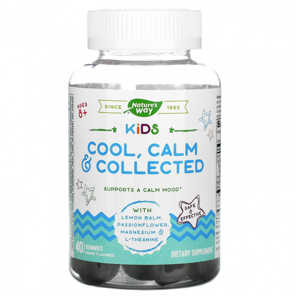 Nature's Way, Kids, Cool, Calm & Collected,      8 ,  , 40      , -, 