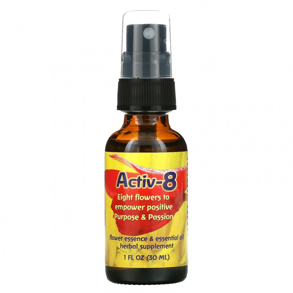 ���������� Flower Essence Services, Activ-8, ��������� �������� � ������� �����, 30 ��  Iherb (������)