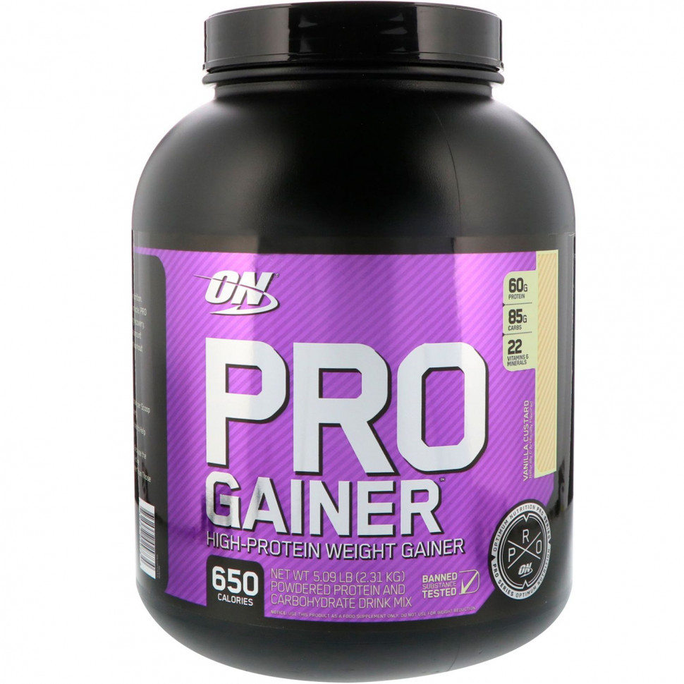  Optimum Nutrition, PRO GAINER,        ,  , 2,31  (5,09 )  Iherb ()