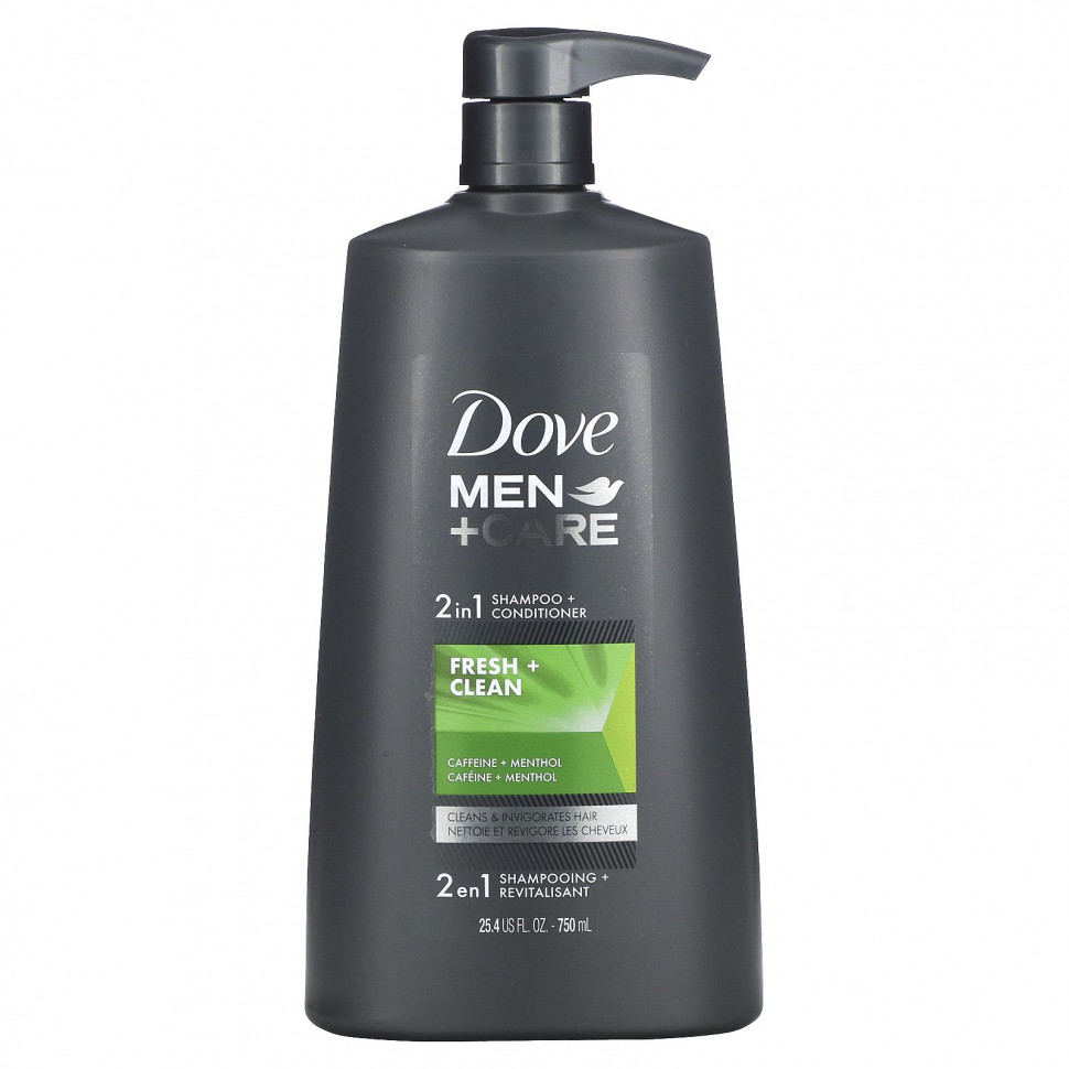 Dove, Men + Care,    2  1, Fresh & Clean, 750  (25,4 . )    , -, 