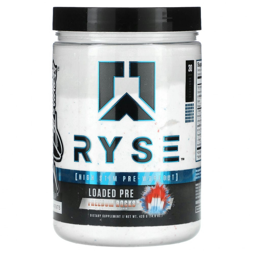 Ryse Supps, Loaded Pre, Freedom Rocks, 420  (14,8 )    , -, 