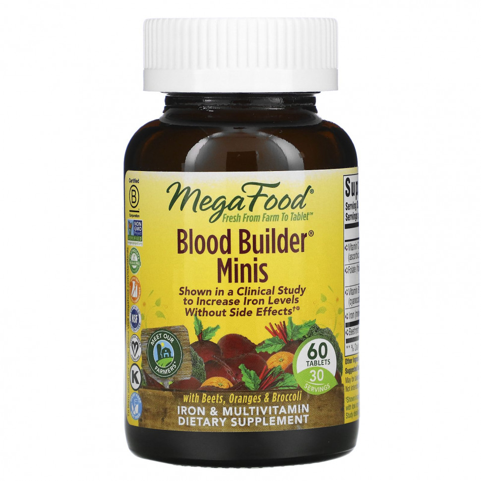 MegaFood, Blood Builder  -, 60     , -, 