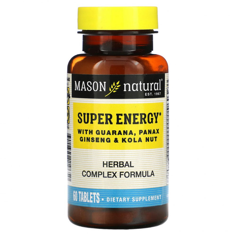 Mason Natural, Super Energy  ,    , 60     , -, 