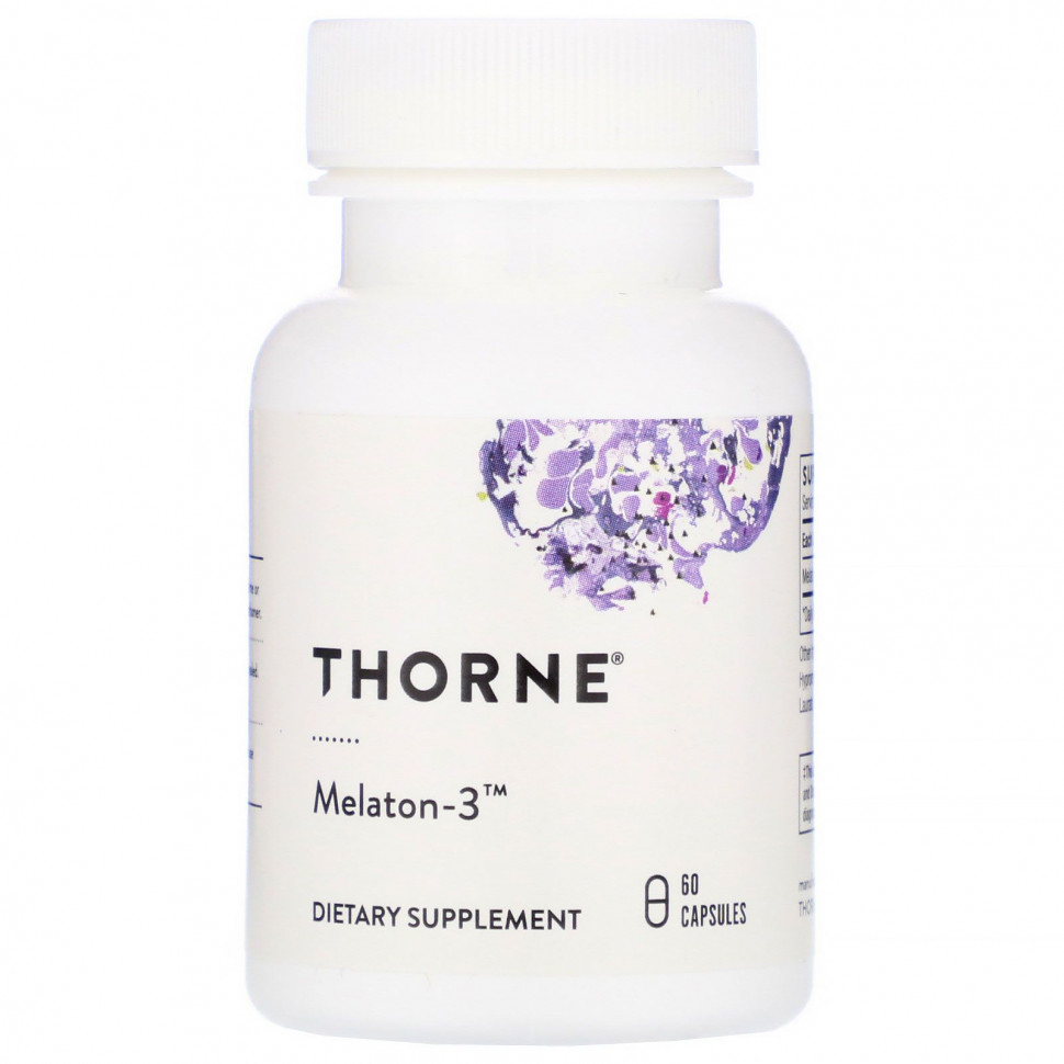 Thorne Research, Melaton-3, 60     , -, 