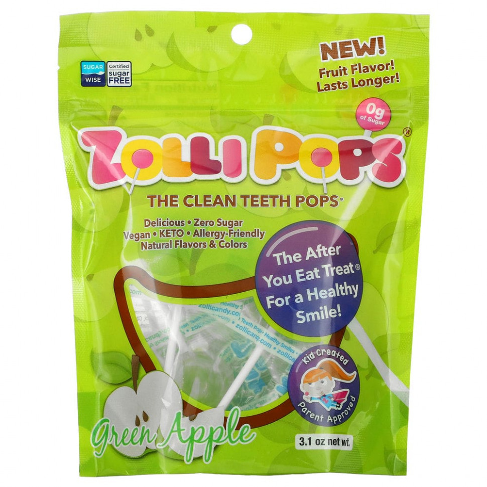  Zollipops, The Clean Teeth Pops,  , 3,1   Iherb ()