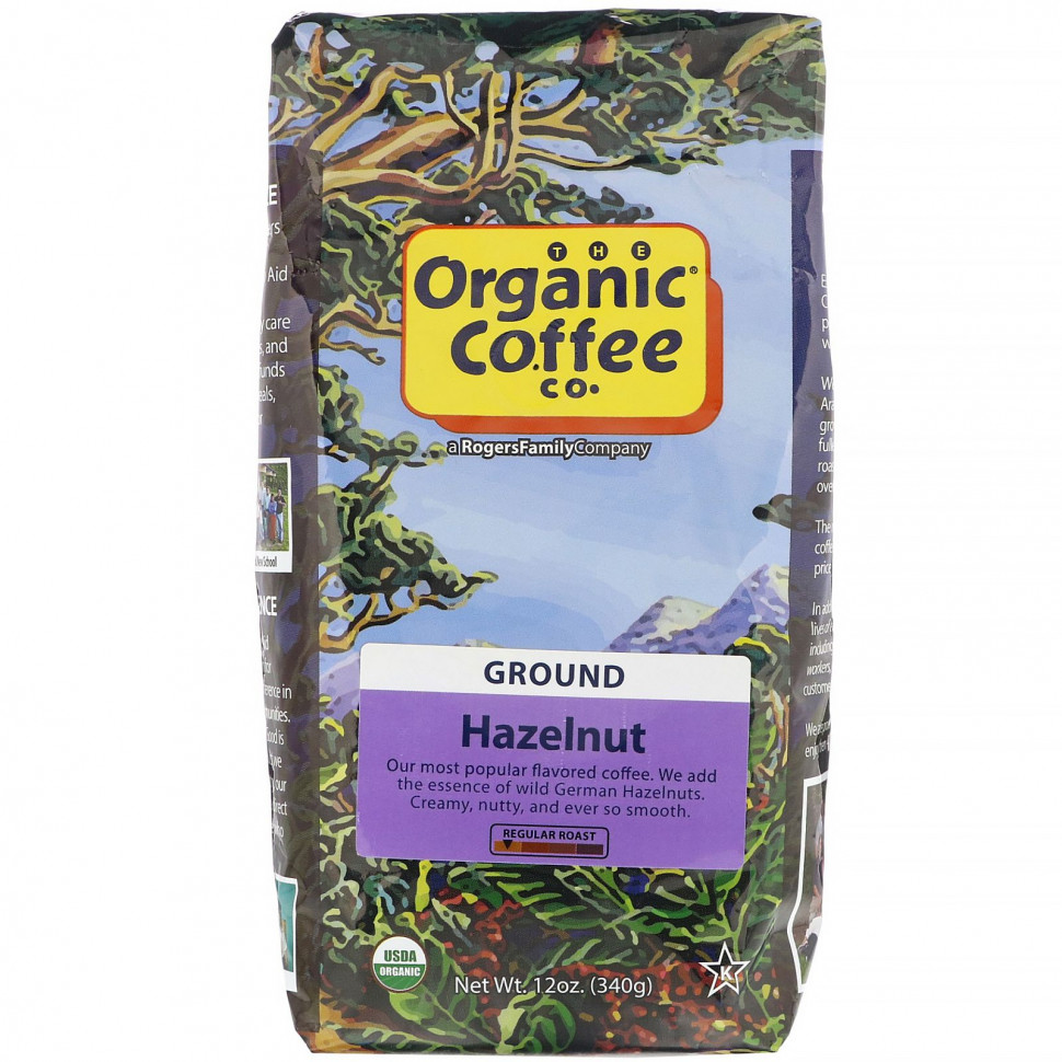 ���������� Organic Coffee Co., ������, �������, ������� �������, 340 � (12 �����)  Iherb (������)