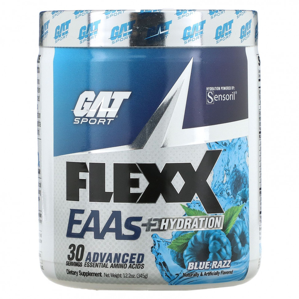 GAT, Flexx EAA + Hydration, Blue Razz, 360  (12,69 )    , -, 