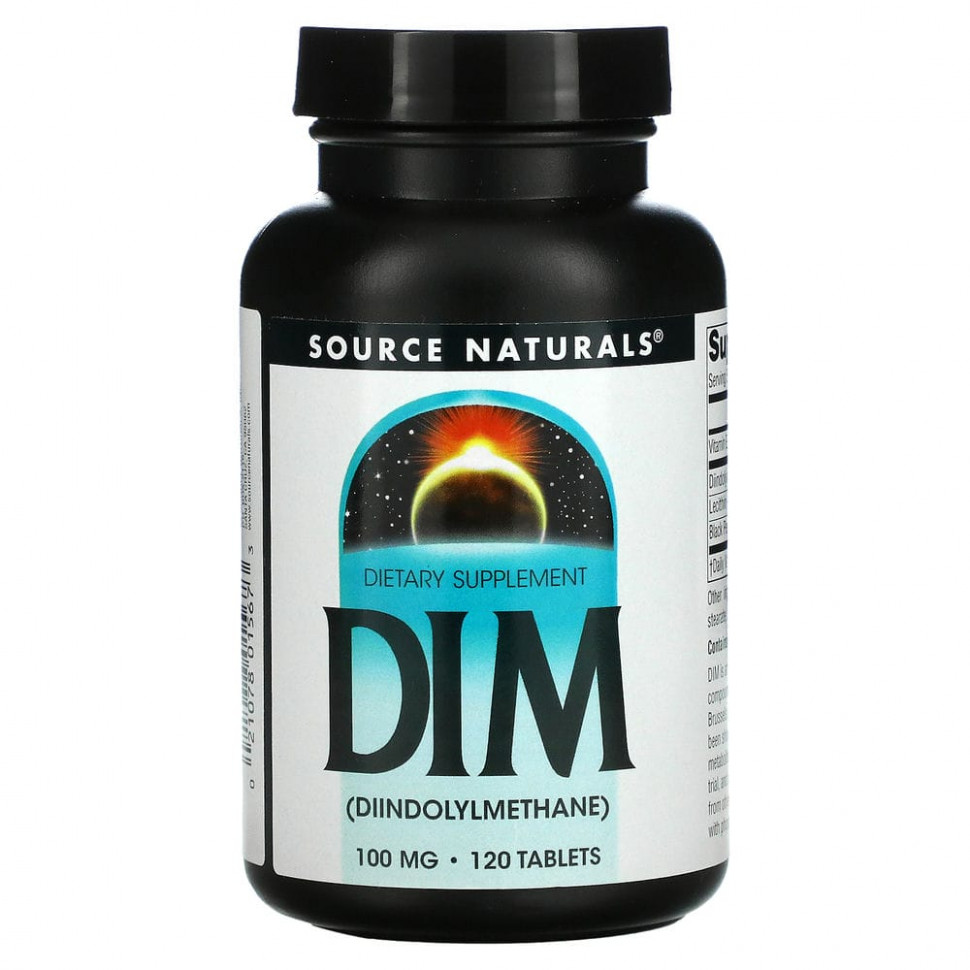 Source Naturals, DIM (), 100 , 120     , -, 