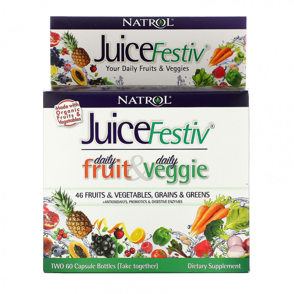 Natrol, JuiceFestiv, 2   60     , -, 