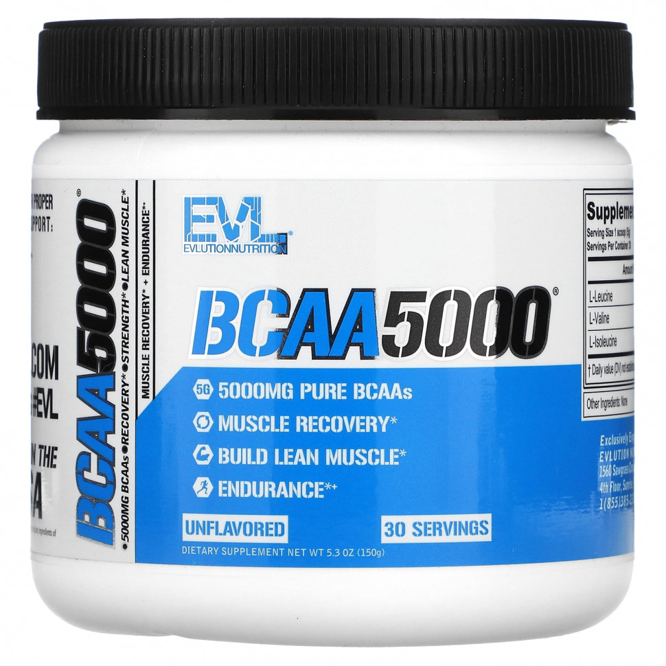 EVLution Nutrition, BCAA5000,  , 5000 , 150  (5,3 )    , -, 